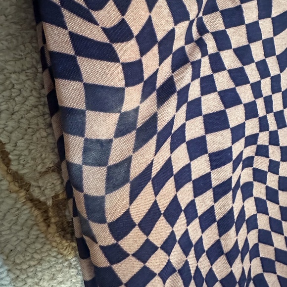 BAGGU Go Pouch Set in Indigo Trippy Checker - Picture 5 of 7